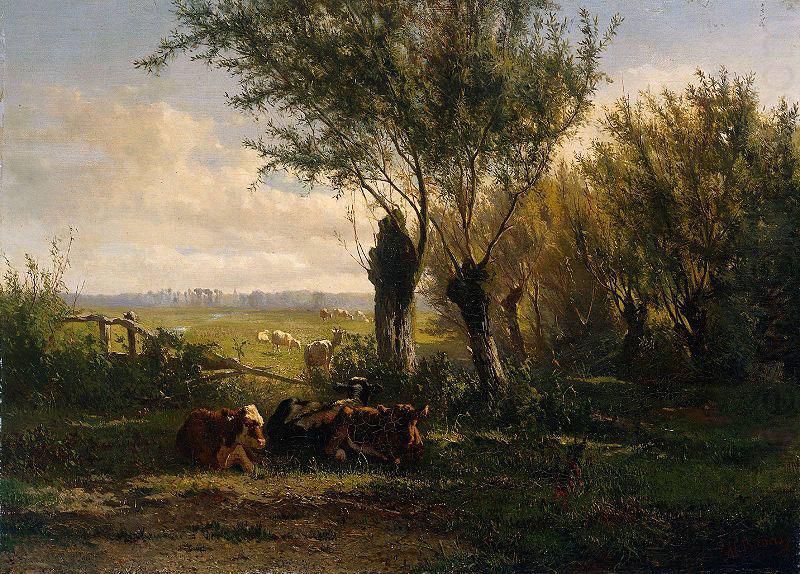 Gerard Bilders Meadow near Oosterbeek china oil painting image